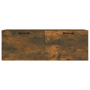 vidaXL füstös tölgy színű szerelt fa faliszekrény 100 x 36,5 x 35 cm