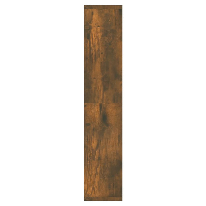 vidaXL füstös tölgy színű tükrös szekrény LED-ekkel 91 x 15 x 76,5 cm