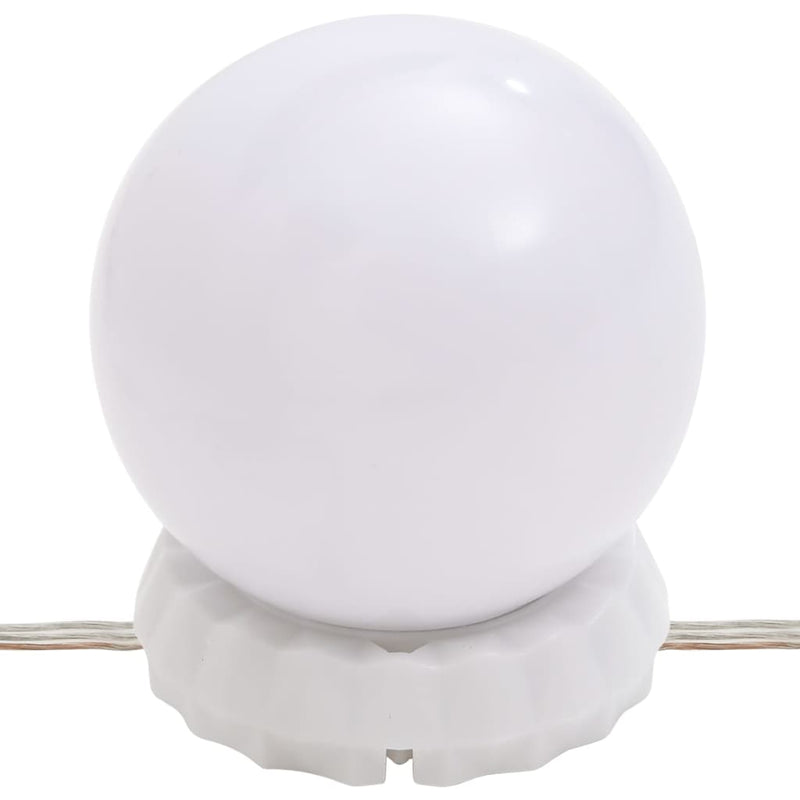 vidaXL füstös tölgy színű tükrös szekrény LED-ekkel 91 x 15 x 76,5 cm