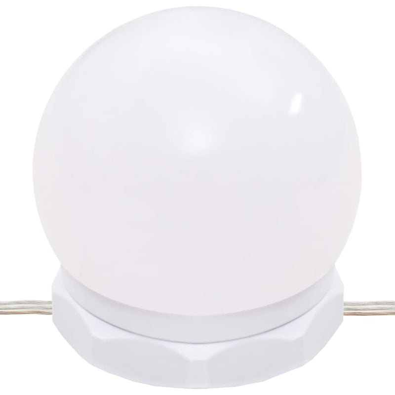 vidaXL szürke sonoma színű tükrös szekrény LED-ekkel 90 x 31,5 x 62 cm