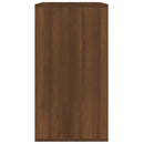vidaXL barna tölgy színű szerelt fa pipereszekrény 80 x 40 x 75 cm