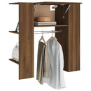 vidaXL barna tölgyszínű szerelt fa előszobaszekrény 97,5 x 37 x 99 cm