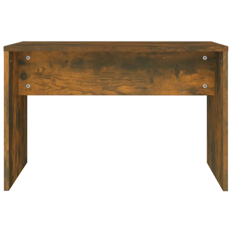 vidaXL füstös tölgyszínű szerelt fa fésülködőszék 70 x 35 x 45 cm