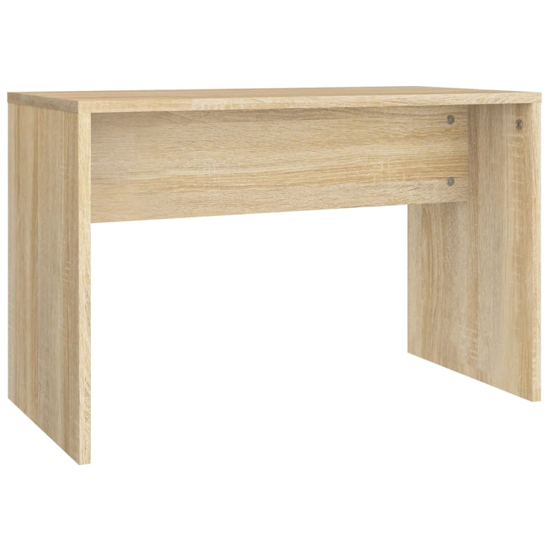 vidaXL sonoma-tölgyszínű fésülködőasztal-szett 86,5 x 35 x 136 cm