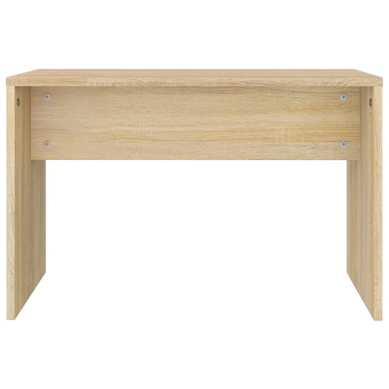 vidaXL sonoma-tölgyszínű fésülködőasztal-szett 86,5 x 35 x 136 cm