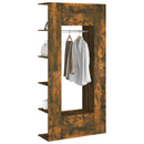 vidaXL 2 db füstös tölgy színű szerelt fa előszobaszekrény