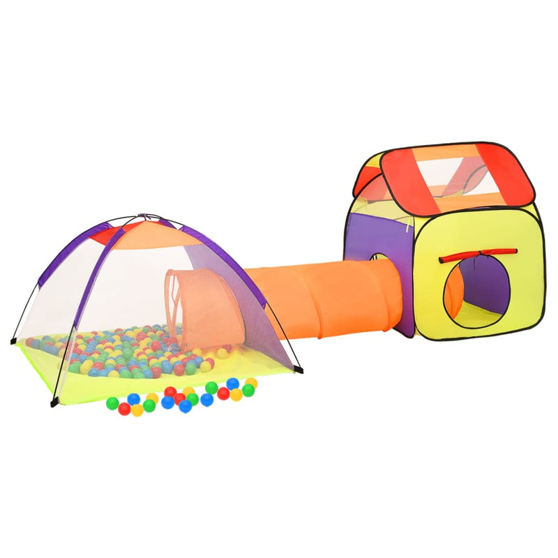 vidaXL többszínű gyerekjátszósátor 338 x 123 x 111 cm