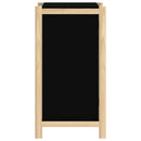 vidaXL fekete szerelt fa tálalószekrény 62 x 38 x70 cm