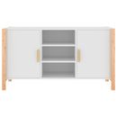 vidaXL fehér szerelt fa tálalószekrény 107 x 38 x 60 cm