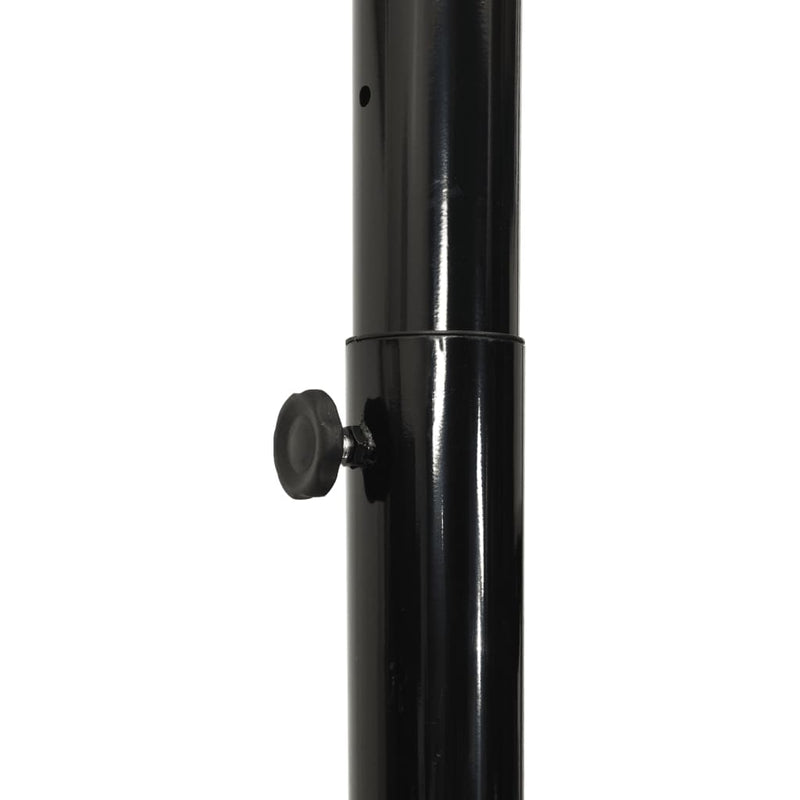 vidaXL fehér polietilén kosárlabda állvány 258-363 cm
