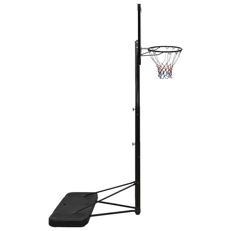 vidaXL átlátszó polikarbonát kosárlabdaállvány 256-361 cm