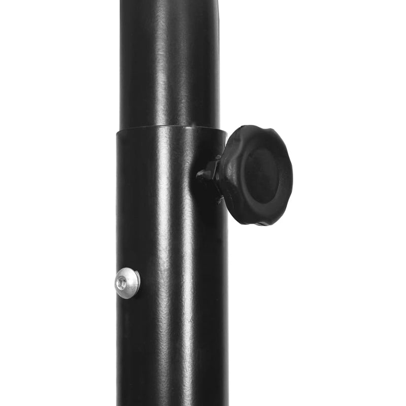 vidaXL fehér polietilén kosárlabda állvány 237-307 cm