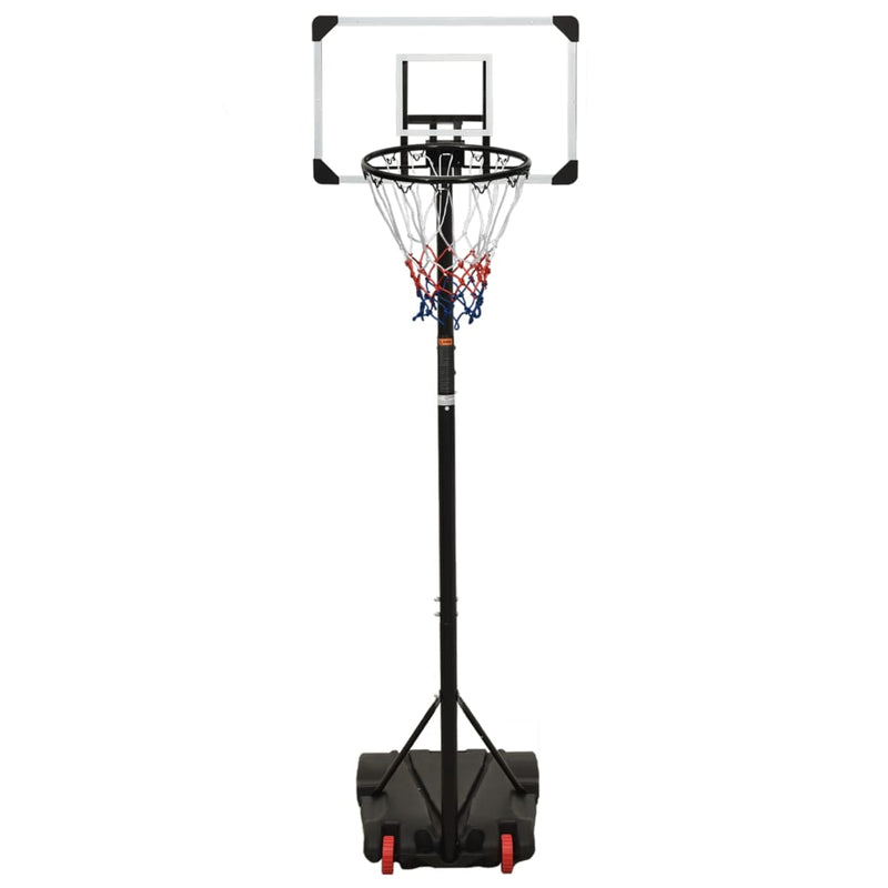 vidaXL átlátszó polikarbonát kosárlabdaállvány 216-250 cm