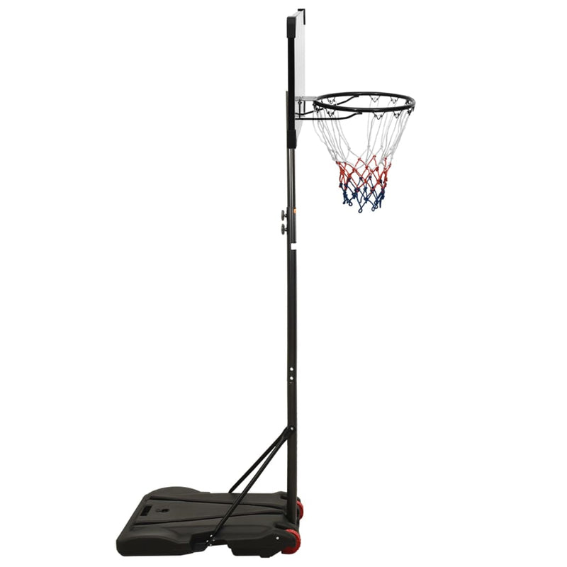 vidaXL átlátszó polikarbonát kosárlabdaállvány 216-250 cm