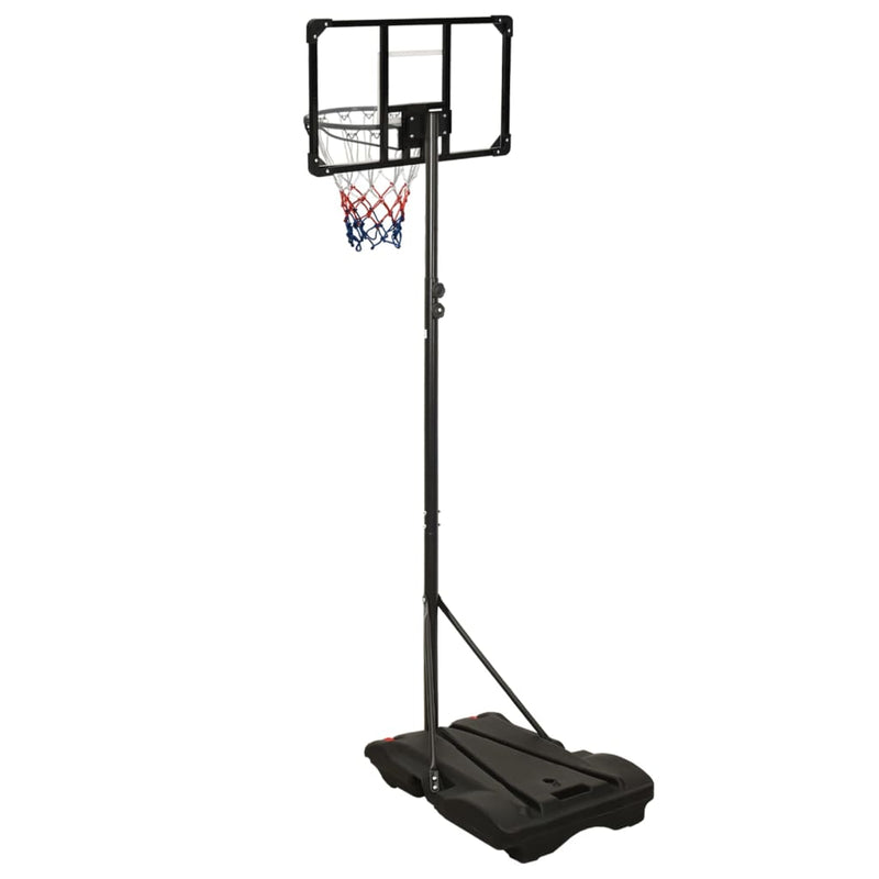 vidaXL átlátszó polikarbonát kosárlabdaállvány 216-250 cm