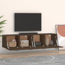 vidaXL 2 db barna tölgy színű szerelt fa faliszekrény 60x36,5x35 cm