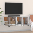 vidaXL 2 db magasfényű fehér szerelt fa faliszekrény 80x36,5x35 cm