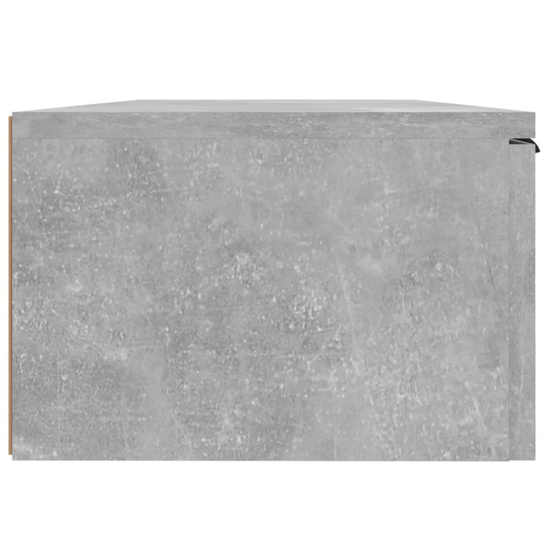 vidaXL 2 db betonszürke szerelt fa fali szekrény 68 x 30 x 20 cm