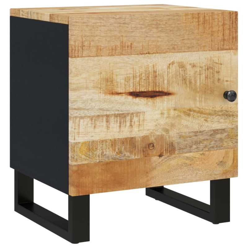 vidaXL 2 db tömör mangófa éjjeliszekrény 40 x 33 x 46 cm