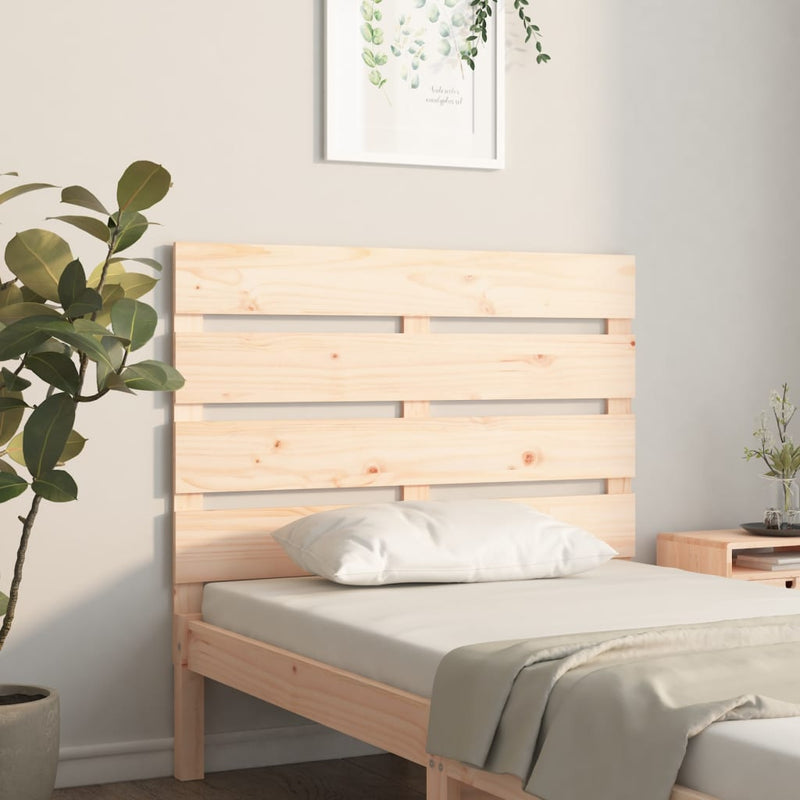 vidaXL tömör fenyőfa fejtámla 100 x 3 x 80 cm
