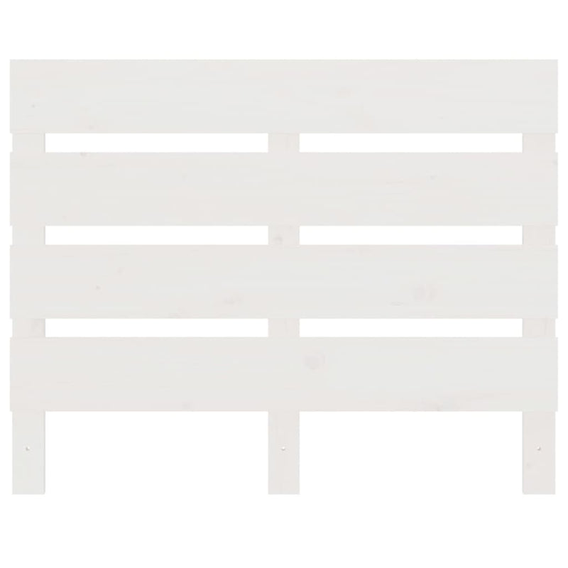 vidaXL fehér tömör fenyőfa fejtámla 75 x 3 x 80 cm