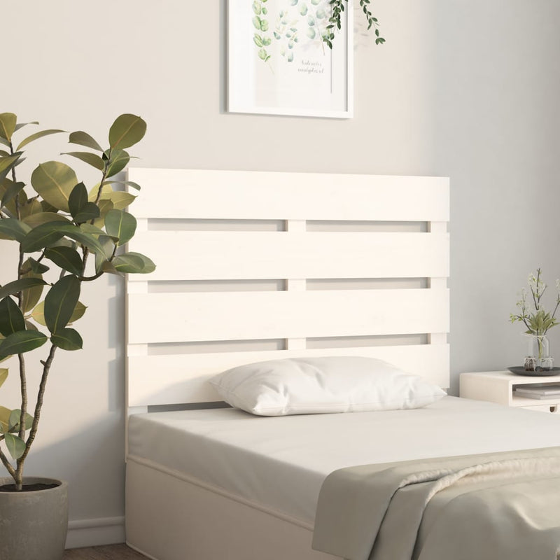 vidaXL fehér tömör fenyőfa fejtámla 75 x 3 x 80 cm