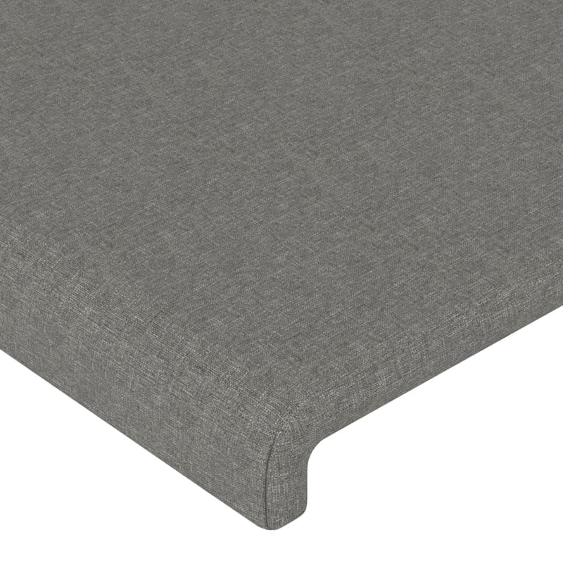 vidaXL sötétszürke szövet fejtámla 80 x 5 x 78/88 cm