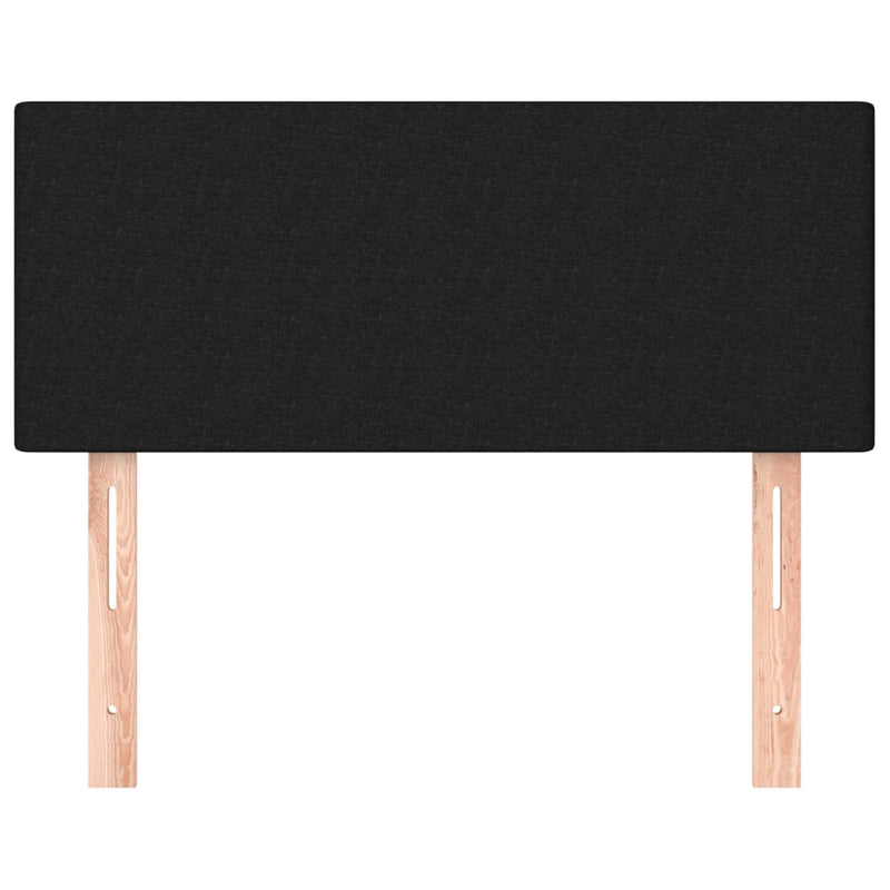 vidaXL fekete szövet fejtámla 80 x 5 x 78/88 cm