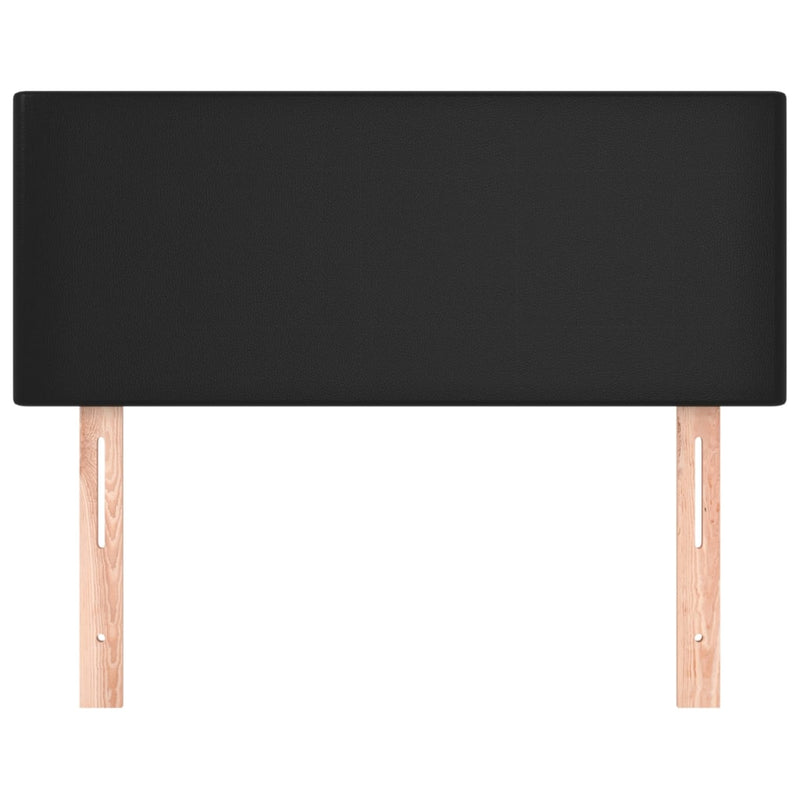 vidaXL fekete műbőr fejtámla 80 x 5 x 78/88 cm