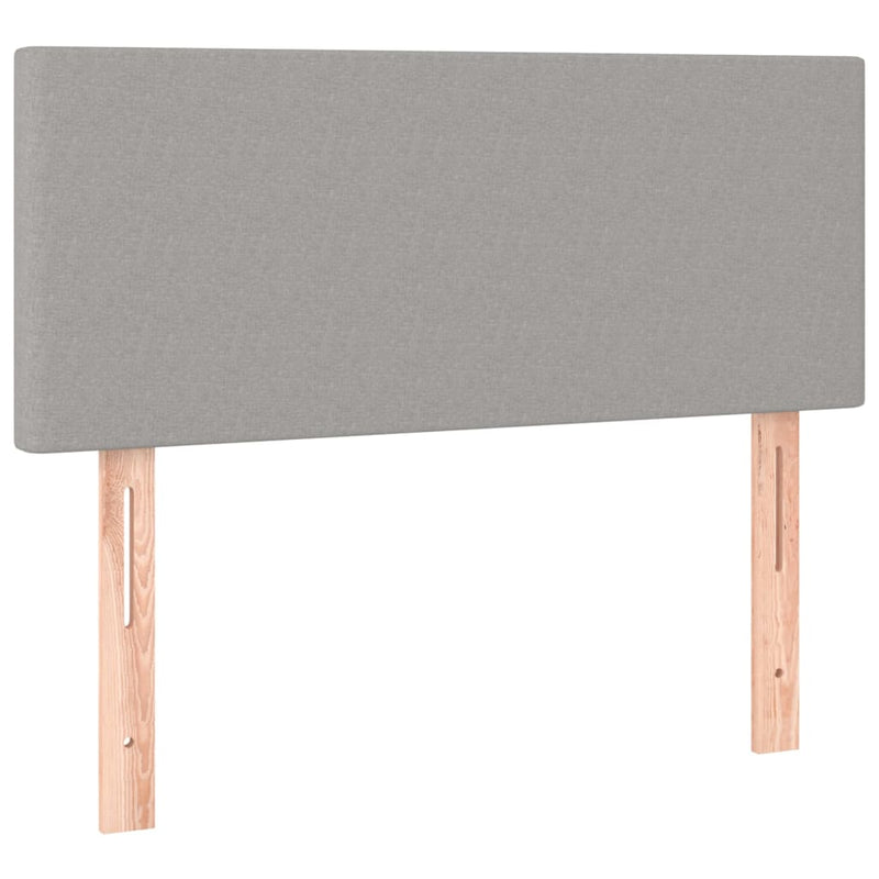 vidaXL világosszürke szövet fejtámla 100x5x78/88 cm