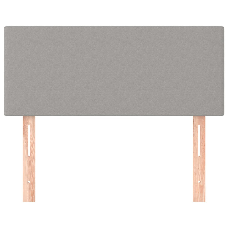 vidaXL világosszürke szövet fejtámla 100x5x78/88 cm