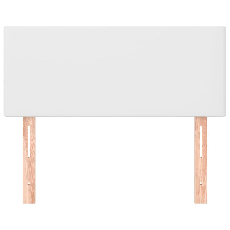 vidaXL fehér műbőr fejtámla 100x5x78/88 cm