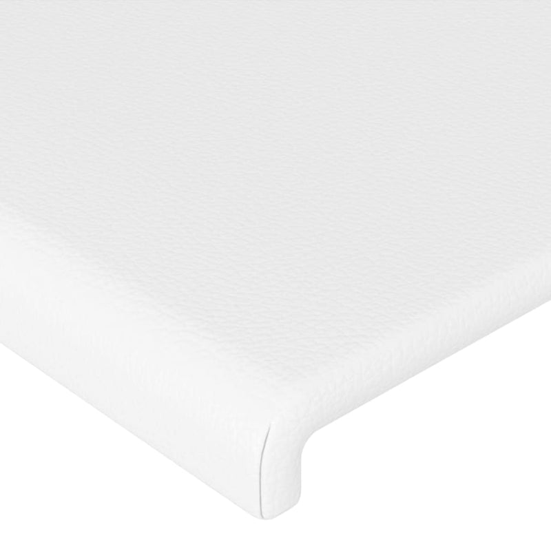 vidaXL fehér műbőr fejtámla 100x5x78/88 cm