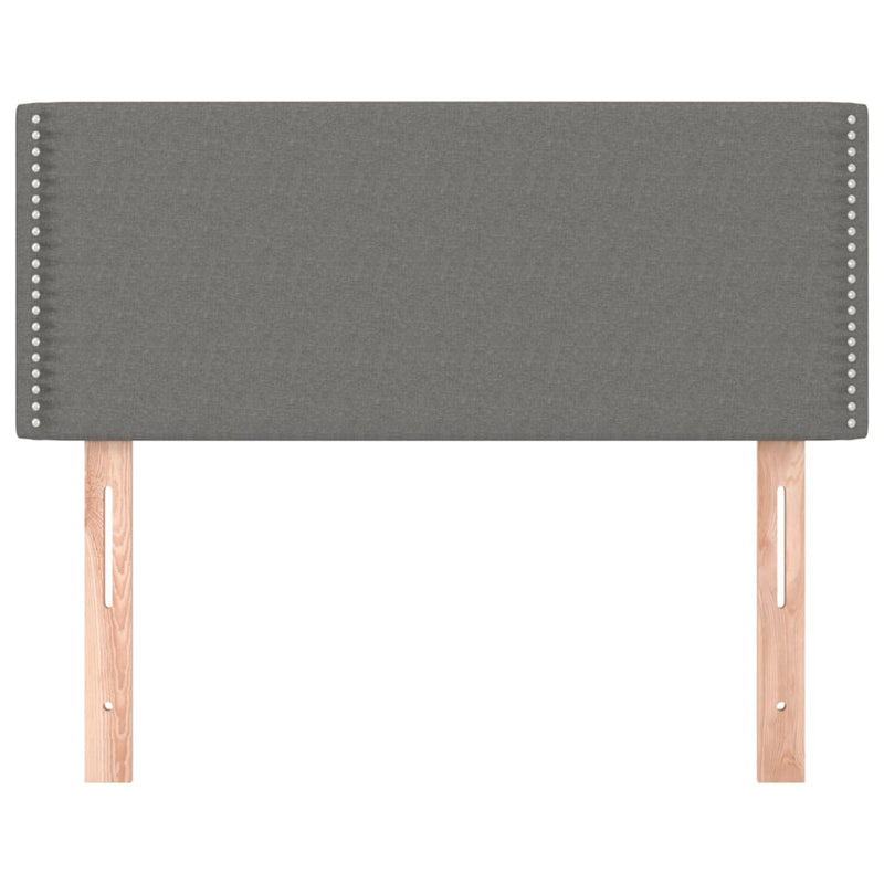 vidaXL sötétszürke szövet fejtámla 80 x 5 x 78/88 cm