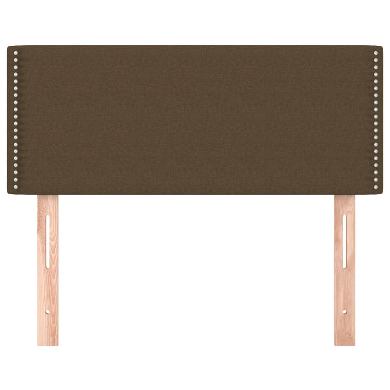 vidaXL sötétbarna szövet fejtámla 80 x 5 x 78/88 cm