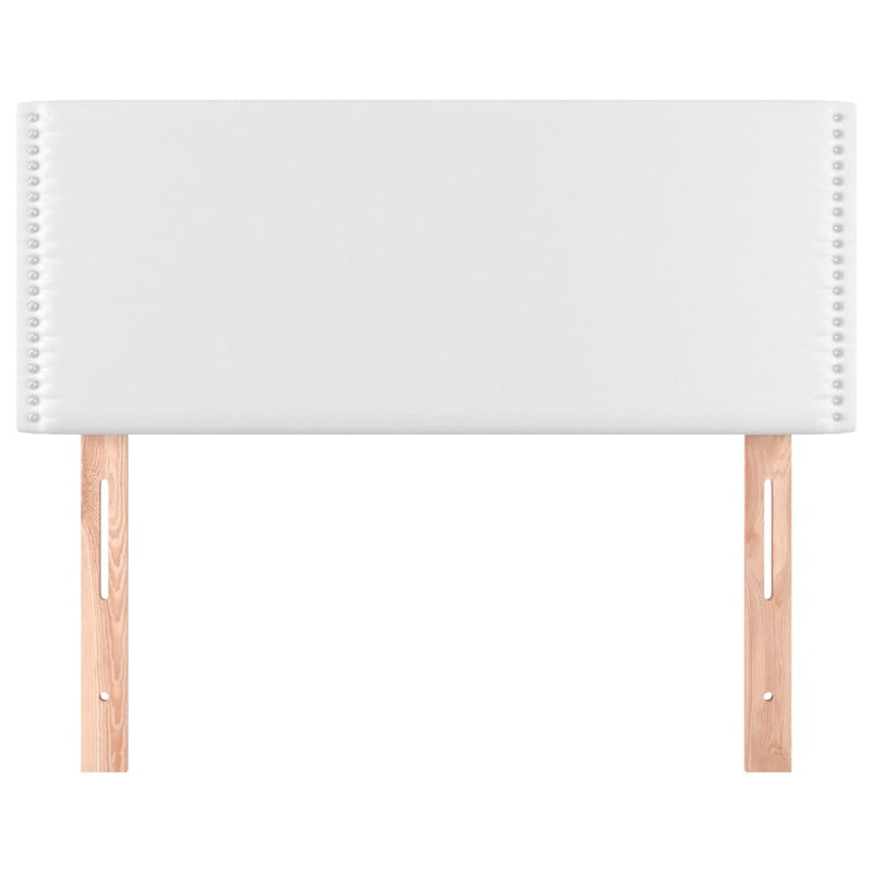 vidaXL fehér műbőr fejtámla 100x5x78/88 cm