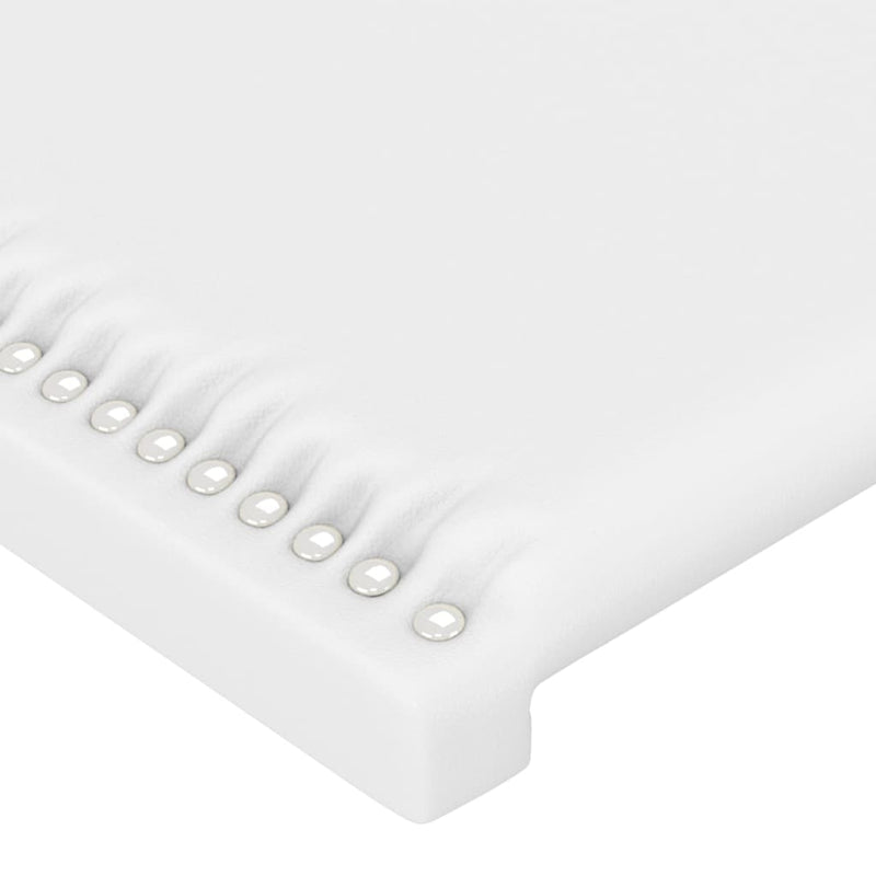 vidaXL fehér műbőr fejtámla 100x5x78/88 cm