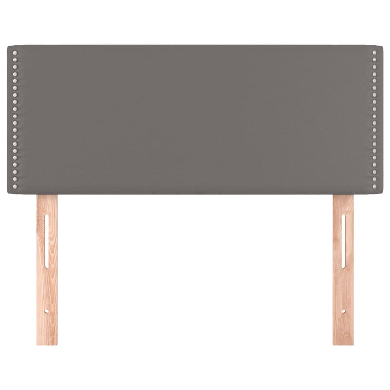 vidaXL szürke műbőr fejtámla 100x5x78/88 cm