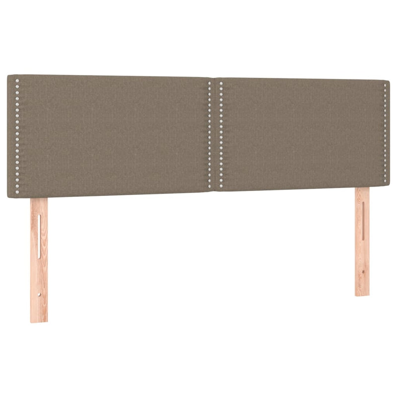 vidaXL 2 db tópszínű szövet fejtámla 72 x 5 x 78/88 cm