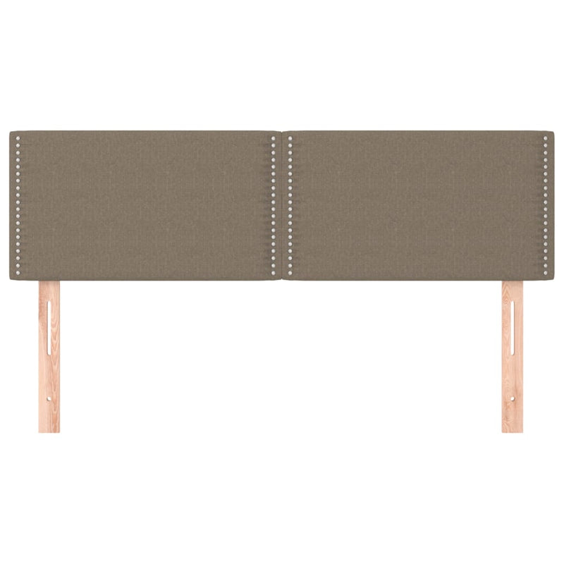vidaXL 2 db tópszínű szövet fejtámla 72 x 5 x 78/88 cm