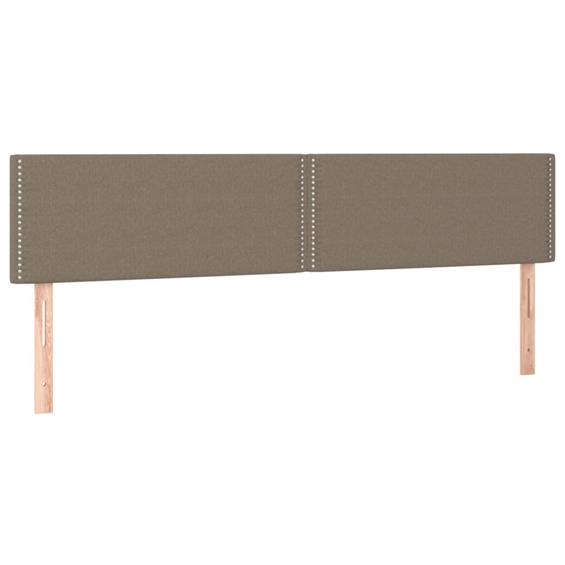 vidaXL 2 db tópszínű szövet fejtámla 100x5x78/88 cm