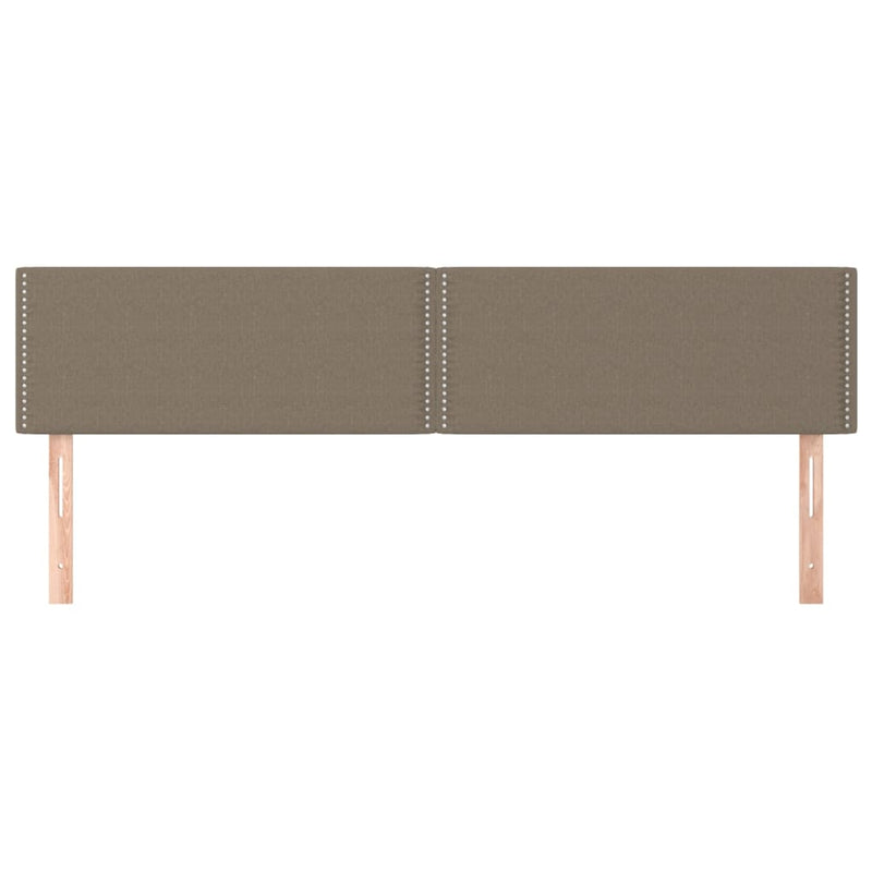 vidaXL 2 db tópszínű szövet fejtámla 100x5x78/88 cm