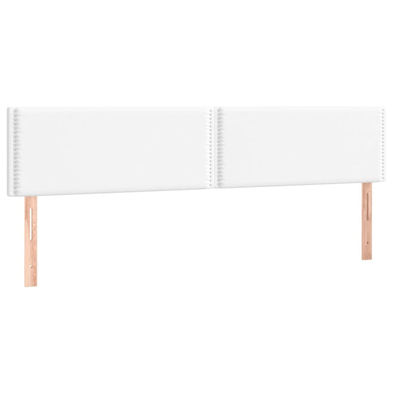 vidaXL 2 db fehér műbőr fejtámla 100x5x78/88 cm