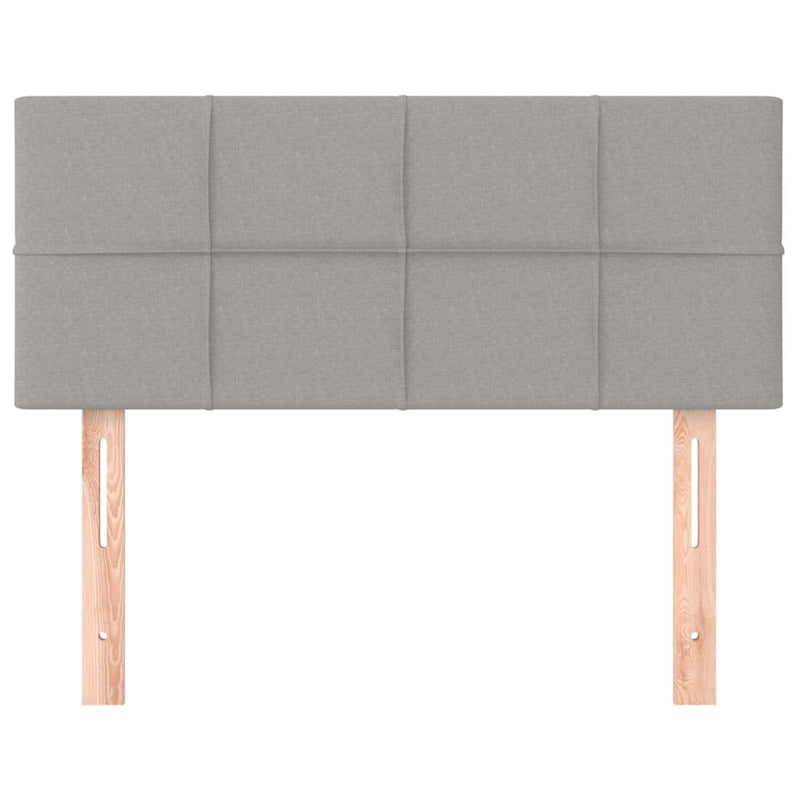 vidaXL világosszürke szövet fejtámla 80 x 5 x 78/88 cm