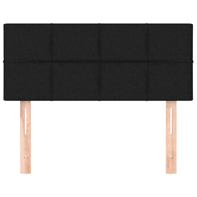 vidaXL fekete szövet fejtámla 90x5x78/88 cm