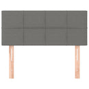 vidaXL sötétszürke szövet fejtámla 100x5x78/88 cm