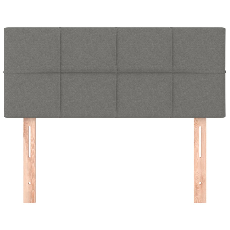 vidaXL sötétszürke szövet fejtámla 100x5x78/88 cm