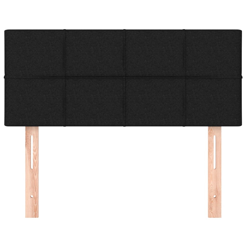 vidaXL fekete szövet fejtámla 100x5x78/88 cm