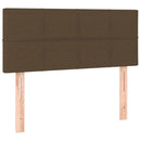 vidaXL sötétbarna szövet fejtámla 100x5x78/88 cm