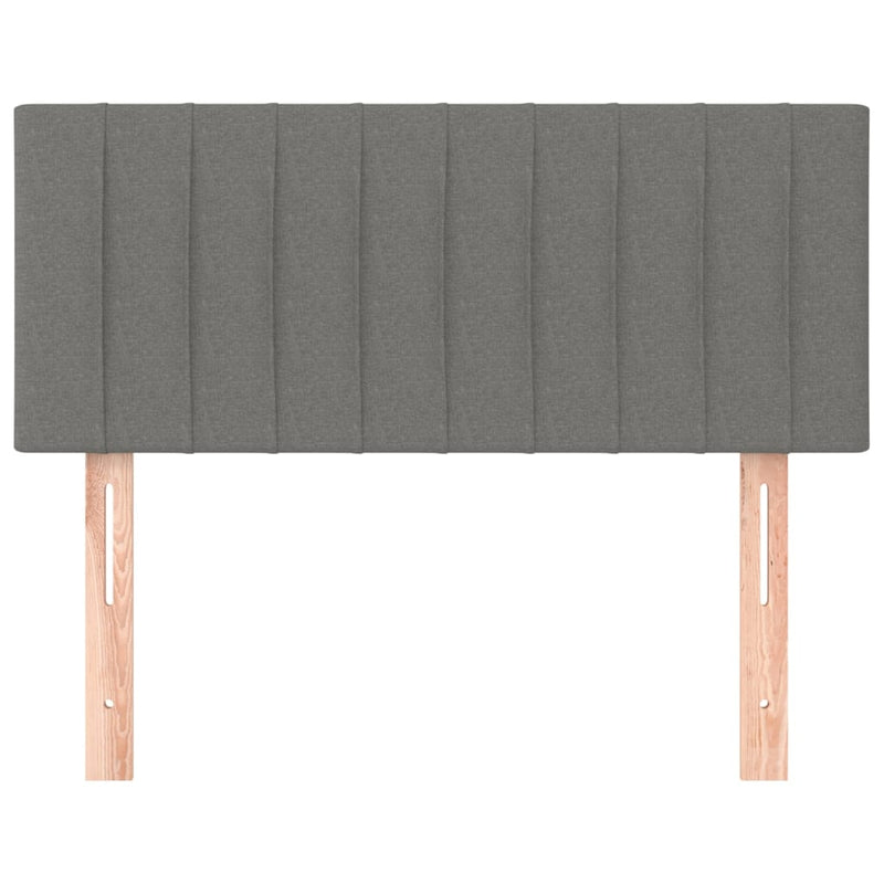 vidaXL sötétszürke szövet fejtámla 80 x 5 x 78/88 cm